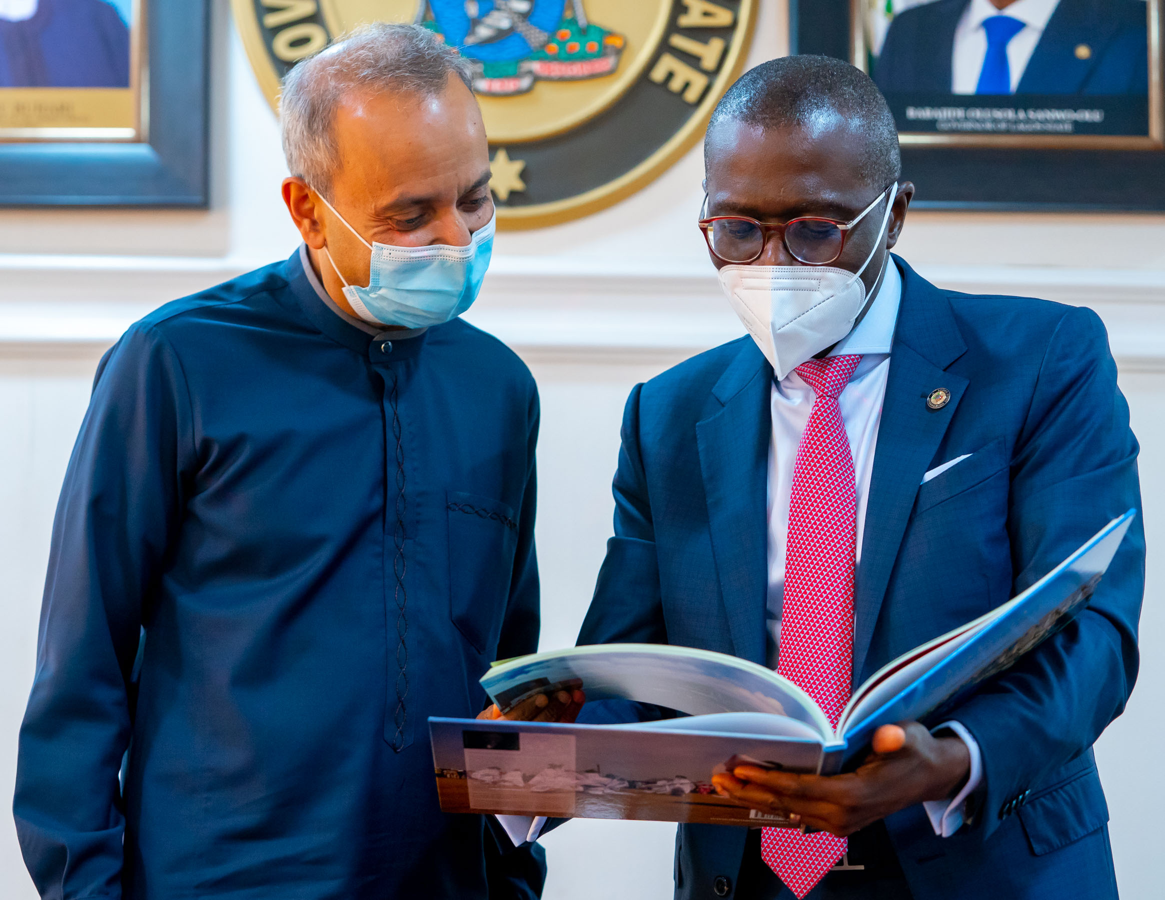 WORLD BANK COUNTRY DIRECTOR, NIGERIA, SHUBAHAM CHAUDHURI PAYS COURTESY CALL ON GOVERNOR SANWO-OLU